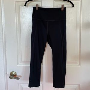 Girlfriend Black Crop Leggings